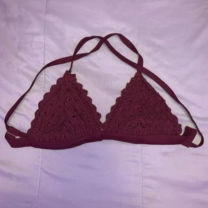 Xhilaration Crochet Bikini Top